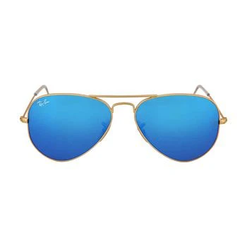 Ray-Ban | Aviator Flash Blue Flash Aviator Unisex Sunglasses RB3025 112/17 55 5.8折, 满$200减$10, 满减