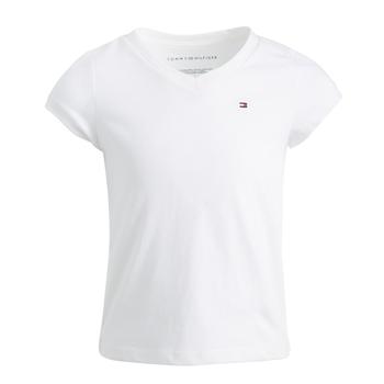 商品Tommy Hilfiger | Big Girls Cotton V-Neck T-Shirt,商家Macy's,价格¥150图片
