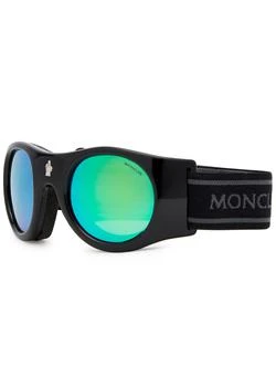 Moncler | Round-frame mirrored ski goggles,商家Harvey Nichols,价格¥2671