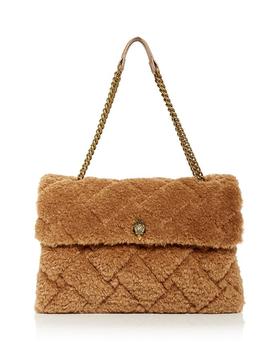 Kurt Geiger | KURT GEIGER LONDON Kensington Faux Fur XXL Shoulder Bag商品图片,独家减免邮费