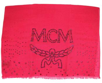 推荐MCM Women's Love Potion Cashmere With Crystal Logo Scarf商品