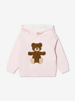 Fendi | Baby Girls Teddy Bear Hoodie 6.9折