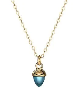 Tamara Comolli | My Mikado 18K Yellow Gold & Swiss Topaz Acorn Pendant Necklace,商家Saks Fifth Avenue,价格¥11401