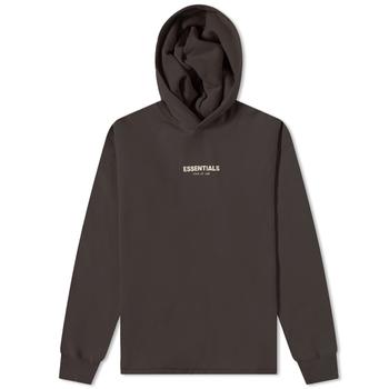 essentials男代购, Essentials | Fear of God ESSENTIALS Logo Relaxed Hoody - Iron商品图片 7.9折