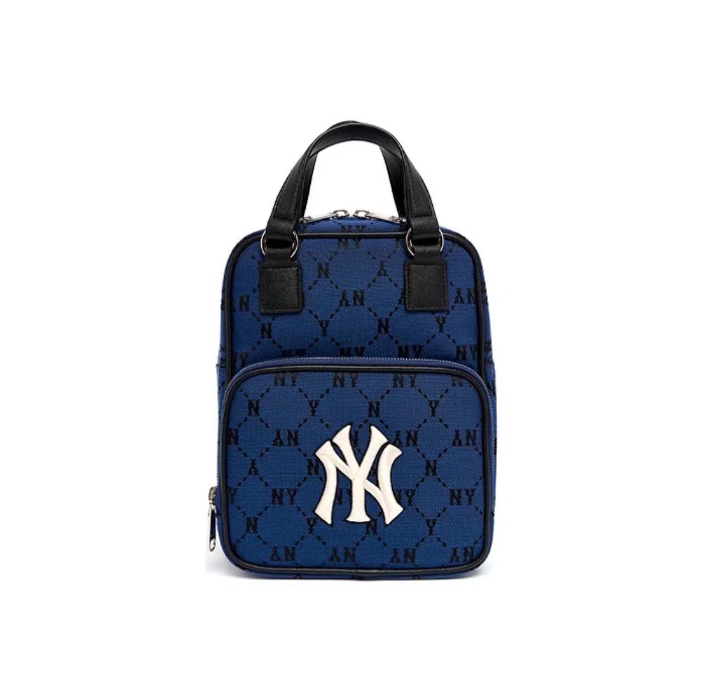 mlb包, MLB | 【享贝家】美联棒MLB 迷你蓝色手提双肩包 男女同款 3ABKS031NK000150BLDFREE Q商品图片 包邮包税