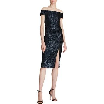 HALSTON | Halston Womens Front Slit Calf Midi Skirt,商家BHFO,价格¥275