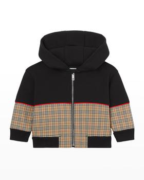 推荐Boy's Micro Check Hoodie, Size, 6M-2商品