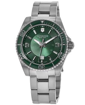 Victorinox Swiss Army Maverick Large Green Dial Steel Men's Watch 241934