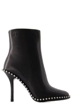 Alexander Wang | Alexander Wang Stud Embellished Round Toe Boots 7.6折