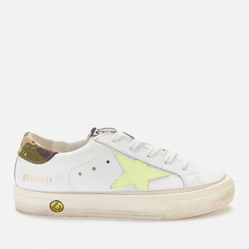 Golden Goose | Golden Goose Kids' Leather Upper Star And Heel Trainers商品图片,额外6.8折, 额外六八折