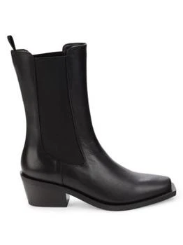 Miley Leather Ankle Chelsea Boots,价格$292.15