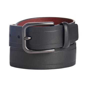 Perry Ellis | Men's Faux Leather Embossed Casual Belt商品图片,5折