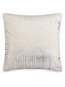商品Callisto Home | Fes Metallic Foil Velvet Down Pillow,商家Saks Fifth Avenue,价格¥1303图片