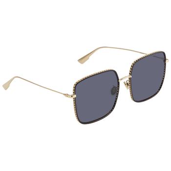 Dior | Dior Blue Square Ladies Sunglasses DIOR3F 0J5G/A9 59商品图片,4.8折