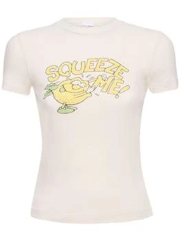 Re/Done | 90s Baby Squeeze Me Cotton T-shirt 5.9折×额外7.5折, 额外七五折