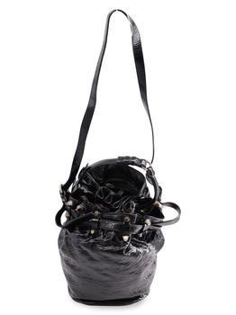 推荐Alexander Wang Diego Bucket Bag In Black Patent Leather商品