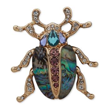 商品Anne Klein | Gold-Tone Crystal Critter Pin,商家Macy's,价格¥199图片