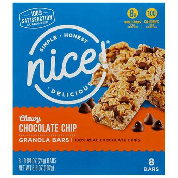商品Nice! | Chocolate Chip Chewy Bars Chewy Chocolate Chip,商家Walgreens,价格¥22图片