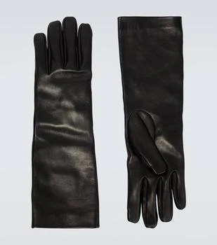 Yves Saint Laurent | 皮革中长手套,商家MyTheresa CN,价格¥7190