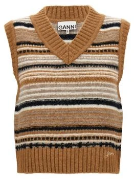 Ganni | Striped Vest,商家Italist,价格¥1950