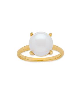 商品Bloomingdale's | Freshwater Button Pearl Ring in 14K Yellow Gold - 100% Exclusive,商家Bloomingdale's,价格¥3462图片