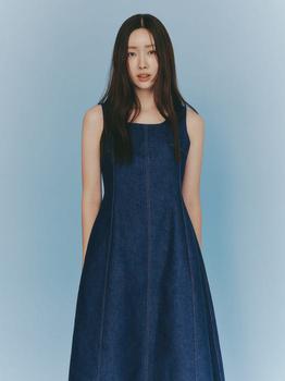 商品A.T.CORNER | Long Denim Dress_Dark Blue,商家W Concept,价格¥725图片