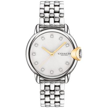 Coach | Women's Arden Silver-Tone Stainless Steel Bracelet Watch商品图片,7折