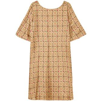 MOMONI | annapolis 真丝印花斜纹连衣裙商品图片,6.7折, 包邮包税
