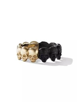 David Yurman | Memento Mori Skull Band Ring in 18K Yellow Gold,商家Saks Fifth Avenue,价格¥21754