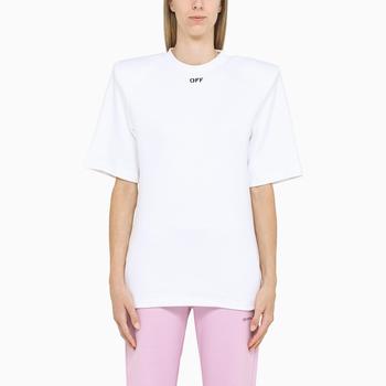 推荐Oversized white t-shirt with logo商品