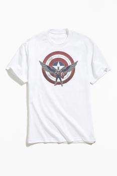 冬装Urban Outfitters, Urban Outfitters | Marvel Falcon And The Winter Soldier Tee商品图片 额外9.5折, 额外九五折