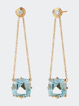 商品Mogul Chain Earrings Blue Topaz,商家Verishop,价格¥16462图片