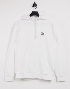 essentials hoodie, Adidas | adidas Originals essentials hoodie in white商品图片 