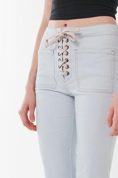 男装Urban Outfitters, Urban Outfitters | UO Lillie High-Waisted Lace-Up Flare Pant商品图片 2.7折×额外6折, 额外六折