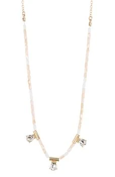 Stephan & Co. | Crystal Teardrop Beaded Collar Necklace,商家Nordstrom Rack,价格¥68