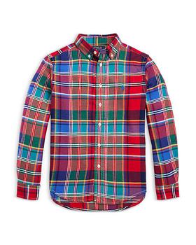 商品Ralph Lauren | Boys' Plaid Performance Flannel Shirt - Little Kid, Big Kid,商家Bloomingdale's,价格¥243图片