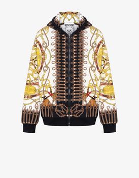 Moschino | Military Teddy Scarf Hoodie商品图片,