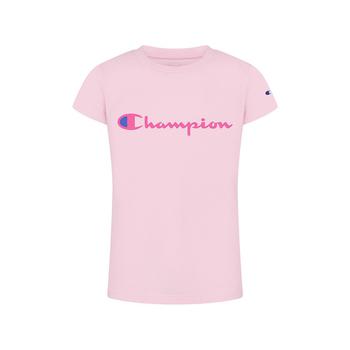 商品CHAMPION | Little Girls Classic Script Graphic T-shirt,商家Macy's,价格¥58图片