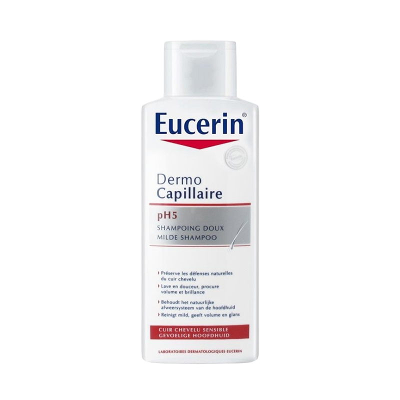 商品Eucerin优色林PH5温和头皮洗发水250ml 改善头皮 提亮光泽图片