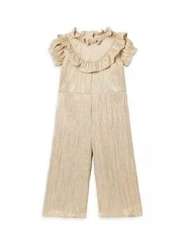 Janie and Jack | Little Girl's & Girl's Twinkle And Shine Pleated Jumpsuit 