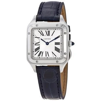 推荐Santos-Dumont Small Model Quartz Silver Dial Ladies Watch WSSA0023商品