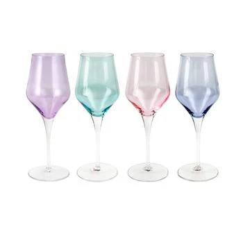 Vietri | Contessa Assorted Wine Glasses Set of 4,商家Verishop,价格¥821