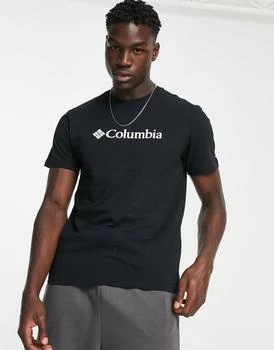 推荐Columbia CSC large logo t-shirt in black商品
