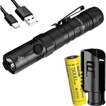 商品NITECORE | NITECORE MH12 v2 1200 Lumen USB-C Rechargeable Flashlight with 5000mAh Battery,商家Moosejaw,价格¥573图片