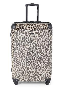 Katie 28-Inch Leopard-Print Suitcase,价格$129.99