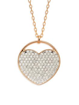 商品18K Rose Gold & Swarovski Crystal Pendant Necklace图片