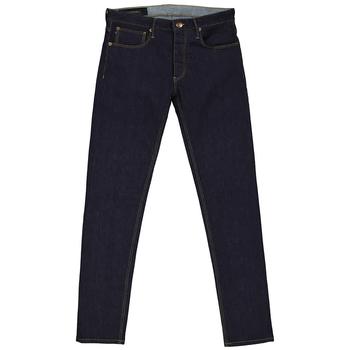 推荐Emporio Armani Mens Blue Logo-patch Straight-leg Jeans, Brand Size 30商品