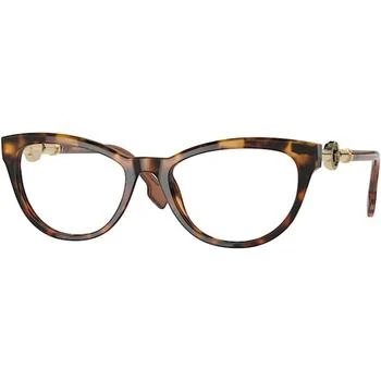 推荐Versace Women's Eyeglasses - Havana Cat Eye Frame, 54 mm | VERSACE 0VE3311 5119商品