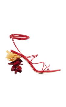 推荐Cult Gaia - Women's Effie Leather Sandals - Red - IT 35 - Moda Operandi商品