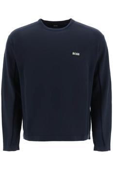 推荐Boss light sweatshirt with knit inserts商品